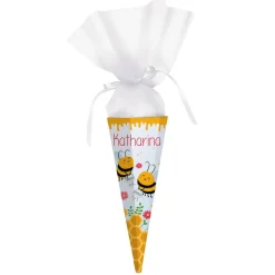 Kleine Bienchen Zuckertüte mit Ihrem Namen