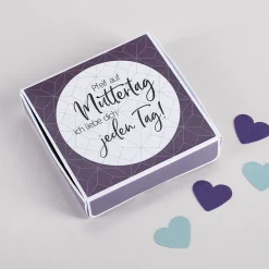 Kleine Geschenkbox aus Papier in verschiedenen Designs für Geld oder Gutscheine