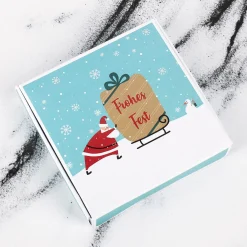 Kleine Geschenkbox aus Papier in verschiedenen Designs für Geld oder Gutscheine