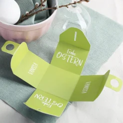 6 kleine Geschenkboxen zu Ostern mit Wunschname