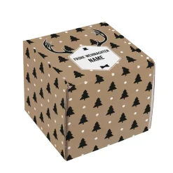 Kleine Geschenkbox für Männer mit individuellem Namensaufdruck