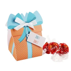 Kleine Geschenkschachtel mit 3 Lindorkugeln zum Geburtstag
