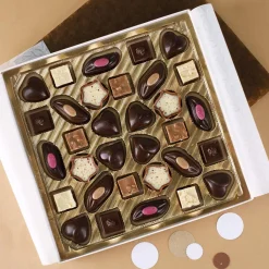 32 kleine Lindt Pralinen ohne Alkohol zu Weihnachten mit Rentiermotiv