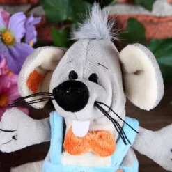 Kleine Plüschmaus als Geldgeschenk