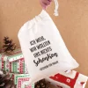 Kleiner Geschenksack - Ich weiß, wir wollten uns nichts schenken - mit Wunschtext