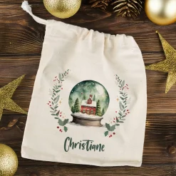 Kleiner Nikolaussack mit verschiedenen Motiven und Name