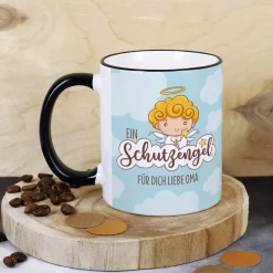 Kleiner Schutzengel - Tasse mit Ihrem Wunschtext