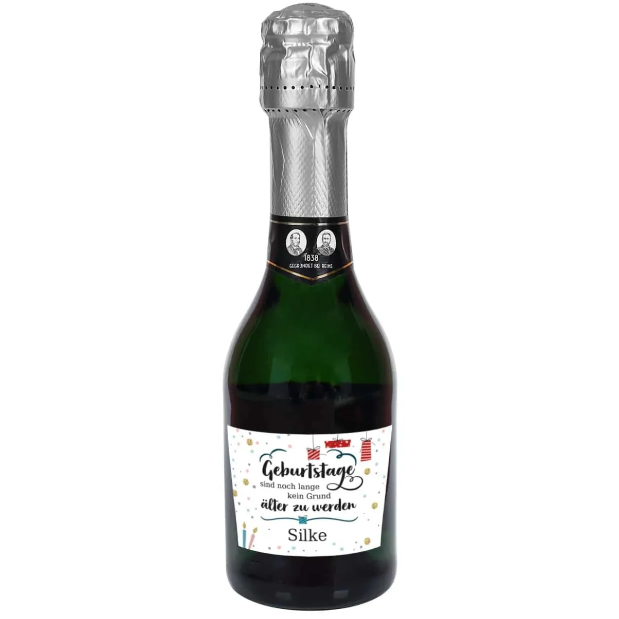 Kleiner Sekt zum Geburtstag mit Ihrem Wunschnamen | Geldermann Flaschengärung