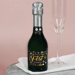 Kleiner Sekt zu Weihnachten mit Wunschname | Geldermann Flaschengärung
