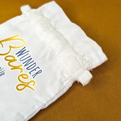 Kleines Baumwoll-Säckchen für Geldgeschenke personalisiert mit Name | WunderBares