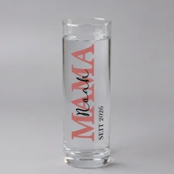 Kleine Vase für Mama mit Wunschtext & Jahr personalisiert | Geschenk zum Muttertag & Geburtstag