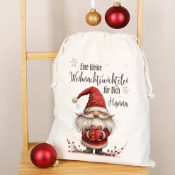 Kleine Weihnachtswichtelei - Geschenksack in 3 verschiedenen Größen