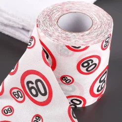 Klopapier mit Verkehrszeichen Motiv zum 60. Geburtstag