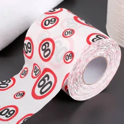 Klopapier mit Verkehrszeichen Motiv zum 60. Geburtstag