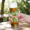 Kölsch Glas personalisiert mit Name & Monstera Motiv | Kölschstange als Geschenk für Bier Liebhaber