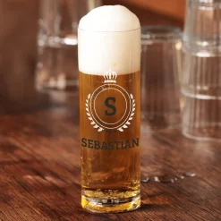 Kölsch Glas personalisiert mit Name als Geschenk für Kölner | 200 ml Bierglas mit Aufdruck