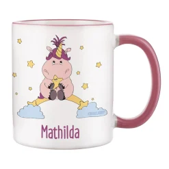 Knuddelhorn-Tasse mit Wunschname