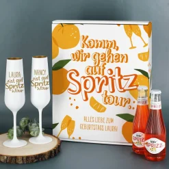 Komm, wir gehen auf Spritztour! - Käfer Sprizz Geschenkset