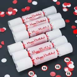 Konfetti-Bonbons zum 18. Geburtstag 6tlg.