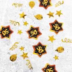 Konfetti 3er Set Star zum 50. Geburtstag