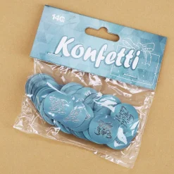 Konfetti Happy Birthday türkis