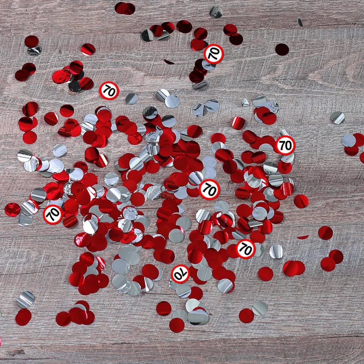 Konfetti-Kanone zum 70. Geburtstag