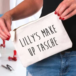 Kosmetiktasche mit Ihrem Wunschtext bedruckt