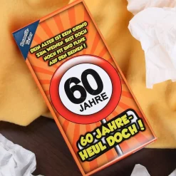Kosmetiktücher zum 60. Geburtstag