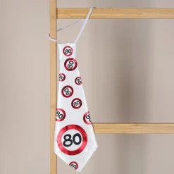Krawatte Verkehrszeichen zum runden Geburtstag