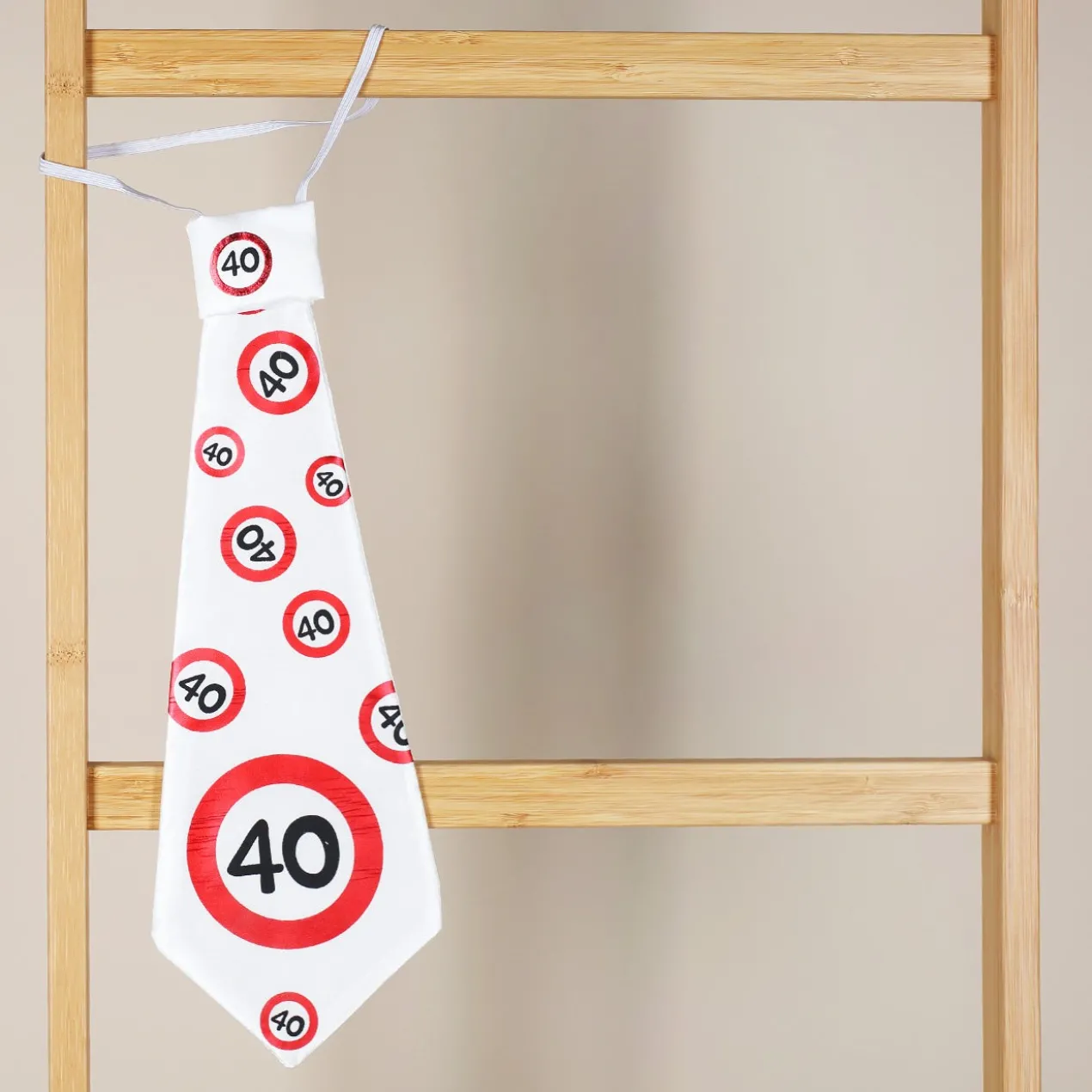 Krawatte Verkehrszeichen zum runden Geburtstag