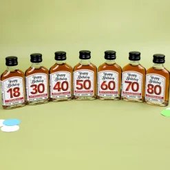 Kräuterlikör - Happy Birthday mit Spruch | Schnaps zum runden Geburtstag