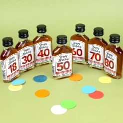 Kräuterlikör - Happy Birthday mit Spruch | Schnaps zum runden Geburtstag