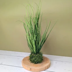Kunstgras als Dekoration | Hochwertige Kunstpflanze Gras | 28 cm