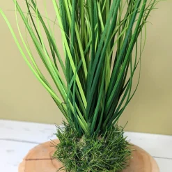 Kunstgras als Dekoration | Hochwertige Kunstpflanze Gras | 28 cm