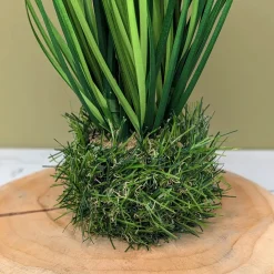 Kunstgras als Dekoration | Hochwertige Kunstpflanze Gras | 28 cm
