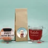 Kuschelige Winterzeit - Geschenkset mit Tee, Teeglas und Badekugel