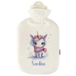 Kuschelige Wärmflasche mit 7 winterlichen Tiermotiven zur Auswahl