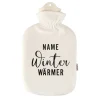 Kuschelige Wärmflasche - Winterwärmer - für kalte Wintertage mit Name