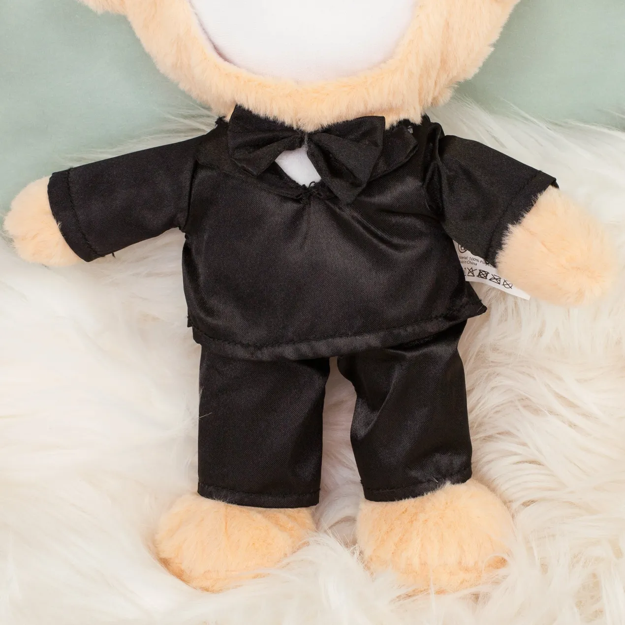 Kuscheltier Brautpaar personalisiert mit Foto Gesicht | Teddy Set als Geschenk zur Hochzeit