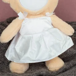 Kuscheltier Brautpaar personalisiert mit Foto Gesicht | Teddy Set als Geschenk zur Hochzeit