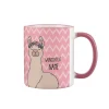 Lama-Tasse mit Ihrem Wunschtext und Namen