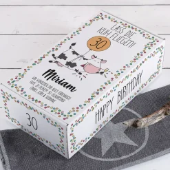 Lass die Kuh fliegen! - Geschenkverpackung zum Geburtstag