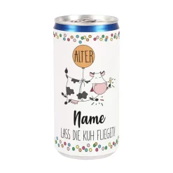 Lass die Kuh fliegen! - Secco zum Geburtstag mit Name