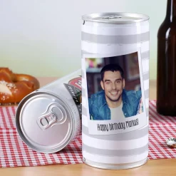 1 L Bierdose mit Foto zum Geburtstag oder Vatertag