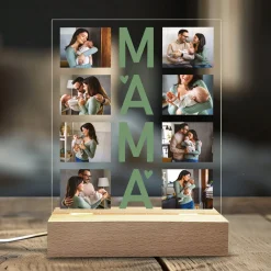 LED-Lampe für Mama mit eigenen Fotos | Motiv zum Muttertag