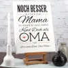 Leinwand für Oma's zum Muttertag 30 x 40 cm mit tollem Spruch