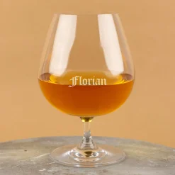 Leonardo Cognacschwenker mit klassischer Gravur des Namens | Personalisiertes Geschenk für Genießer