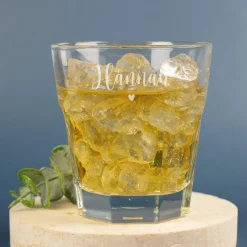 Leonardo Trinkglas mit Gravur von Name & Herzmotiv | Personalisiertes Glas für Herzensmenschen