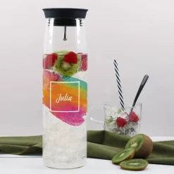 Leonardo Wasserkaraffe mit Watercolor Aufdruck und Ihrem Namen