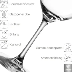 Leonardo Wein & Cocktail Glas mit Gravur personalisiert | Spaßgetränk mit Name als Geschenk für Frauen